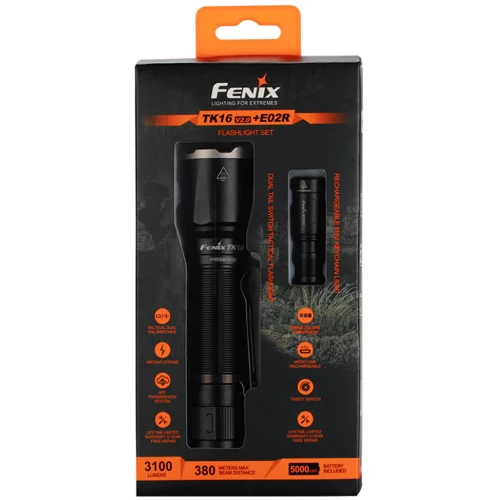 Ліхтар туристичний Fenix TK16 V2.0 + E02R TK16V20E02R