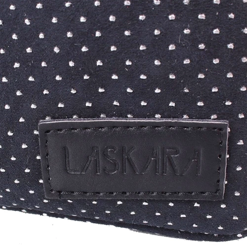 Жіноча сумка-пошет Laskara темно-синя (LK10193-black): Застібка Блискавка