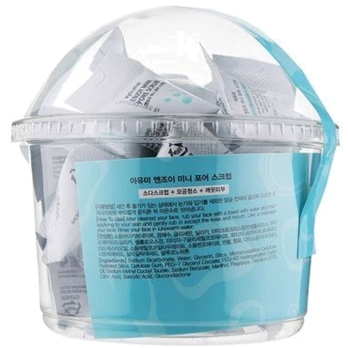 Ayoume Enjoy Mini Pore Scrub Скраб для лица с содой для очистки пор 30х3g: Время применения Универсальный