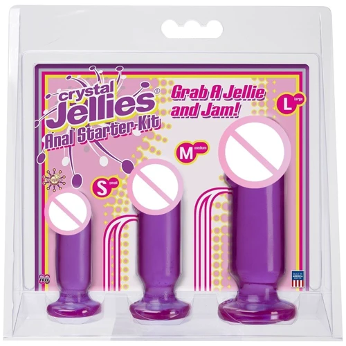 Набор анальных пробок Doc Johnson Anal Starter Kit, сиреневый