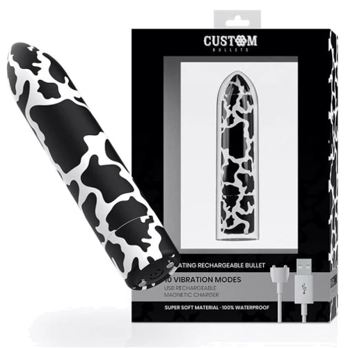Мощная вибропуля Custom Bullets - Cow