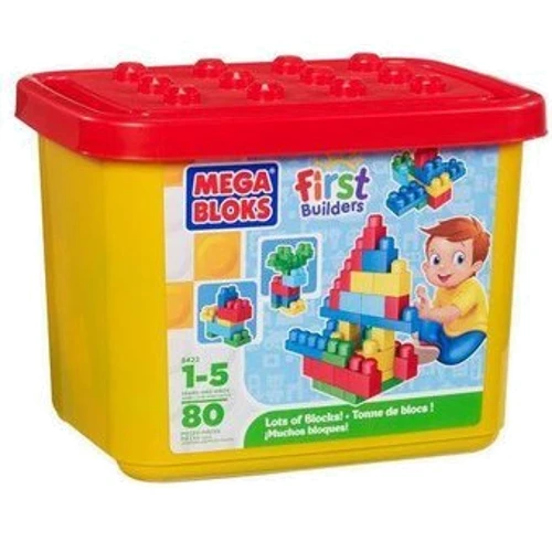 Mega Bloks First Builders Набор конструктора в ведре (8422)