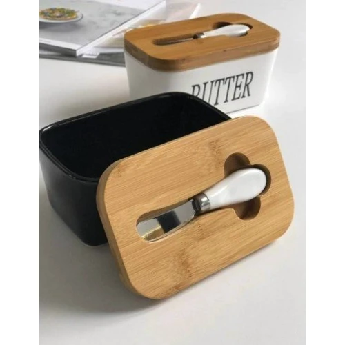 Масленка Olens Butter з ножом (O8030-144-1): Тип масленка с крышкой