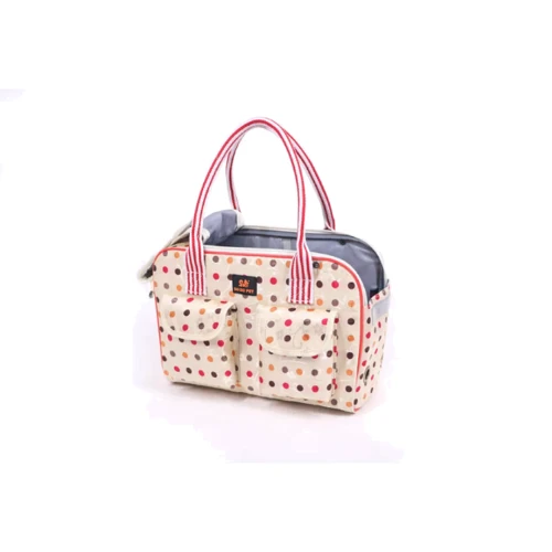 Сумка-переноска Do Do Pet Summer Dot M 40х17х28 см белый/красный горох (6931233200018) фото 3