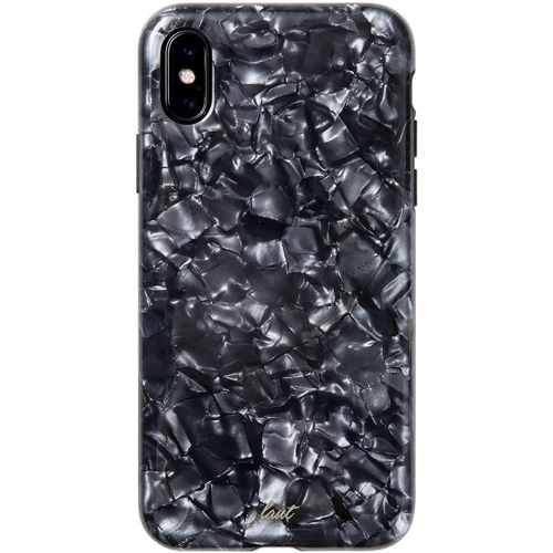 Чехол для iPhone LAUT Pearl Series Black Nacre (LAUT_iP8_POP_PLBK (T) for iPhone X/iPhone Xs: Цвет черный