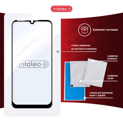 Аксессуар для смартфона Intaleo Tempered Glass Full Glue Black for Xiaomi Mi A3 / Mi CC9e фото 6