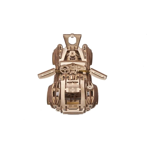 Механічний 3D пазл UGEARS Модель Дріфт Кобра Гоночний автомобіль (70161) фото 8