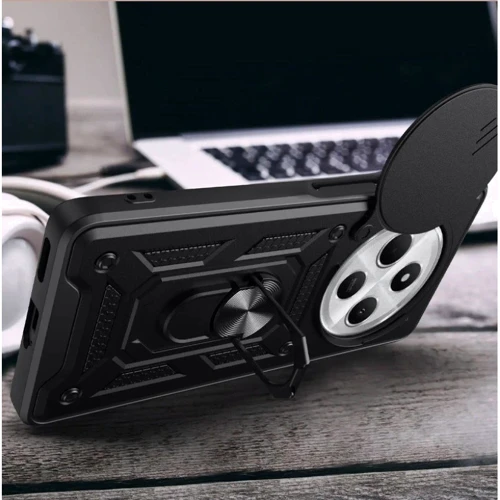 Чехол для телефонов Mobile Case Camshield Serge Ring Black for Xiaomi Redmi 14C / Poco C75: Совместимость Xiaomi Redmi 14C / Poco C75
