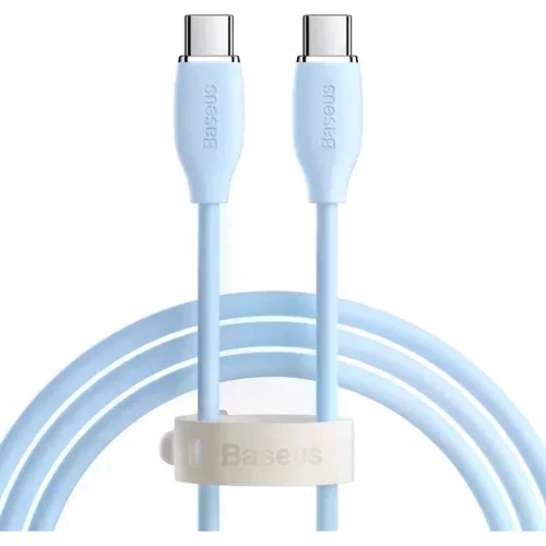 Кабель Baseus Cable USB-C to USB-C Silky Series 100W 1m Blue (P10377704313-00): Тип USB-C - USB-C