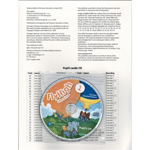 Fly High 1 SB + Audio CD Ukrainian (учебник для учеников и студентов с вложенным CD 4901990000) фото 6