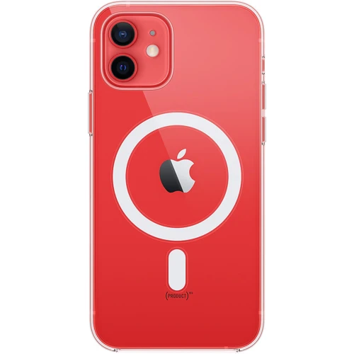 Чехол для iPhone Apple Clear Case with MagSafe (MHLM3) for iPhone 12/iPhone 12 Pro: Материалы силикон