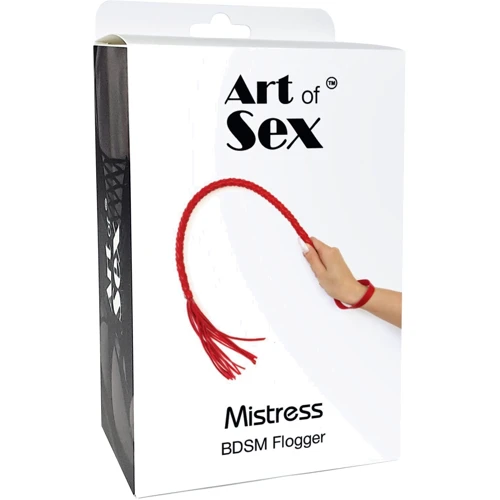 Плеть из экокожи Art of Sex - Mistress, красный
