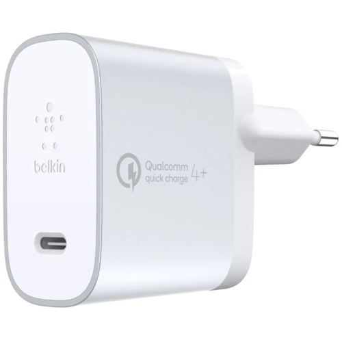 Зарядное устройство Belkin Wall Home Charger USB-C Quick Charge 4.0 with Cable USB-C 1.2m 27W Silver (F7U074VF04-SLV): Особенности USB-C, Power Delivery (PD)