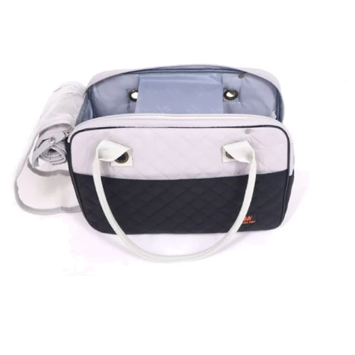Сумка-переноска Do Do Pet Candy Grey S 40.5х22х28 см черный/серый (6931233200008) фото 4