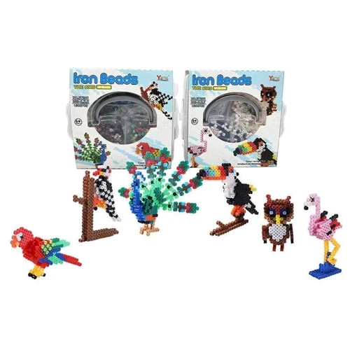 Термомозаика Yirun Iron Beads ET 20 B 2 вида, птицы, 3 3D фигурки, в коробке