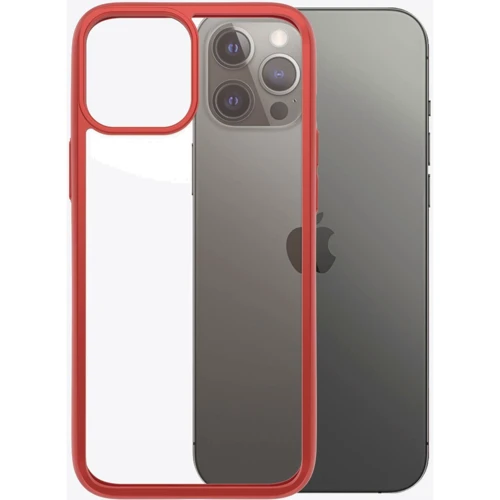 Чехол для iPhone PanzerGlass Clear Case Mandarin Red for iPhone 12 Pro Max (0281)