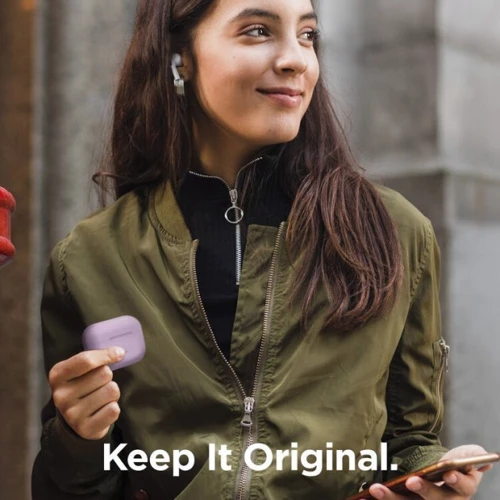 Чехол для наушников Elago Original Case Lavender (EAPPOR-BA-LV) for Airpods Pro фото 4