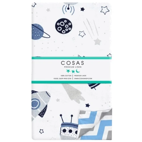Пододеяльник детский Cosas Space White 110х140 (4822052021484): Количество единиц 1 эл.