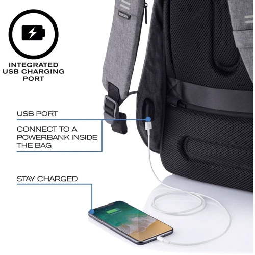XD Design Bobby Hero Small Backpack Grey (P705.702) for MacBook 13-14" фото 14