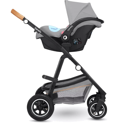 Коляска 3 в 1 Lionelo Amber Grey Stone: Ширина шасси 60