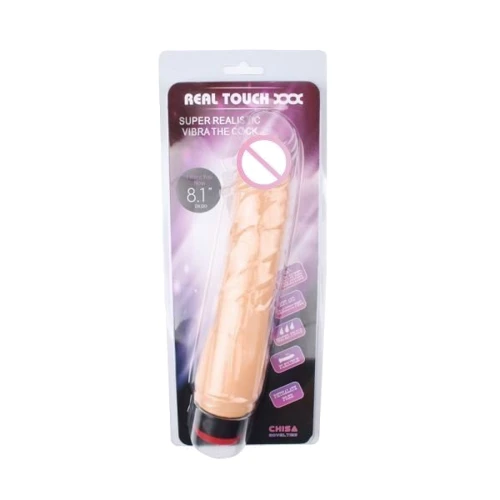 Вибромассажер Chisa 8.1” Vibe Cock, Flesh