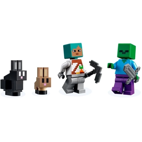 Конструктор LEGO Minecraft Кроличье ранчо (21181): Рекомендуемый возраст 8+