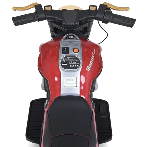 Детский электромотоцикл 3 колесный Bambi Racer красный (M 5048EL-3): Материал колес EVA