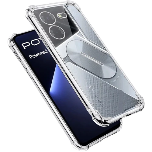 Чехол для телефонов BeCover TPU Case Anti-Shock Clear for Tecno POVA 5 Pro 5G (LH8n) (711780): Материал термопластичный полиуретан (TPU)