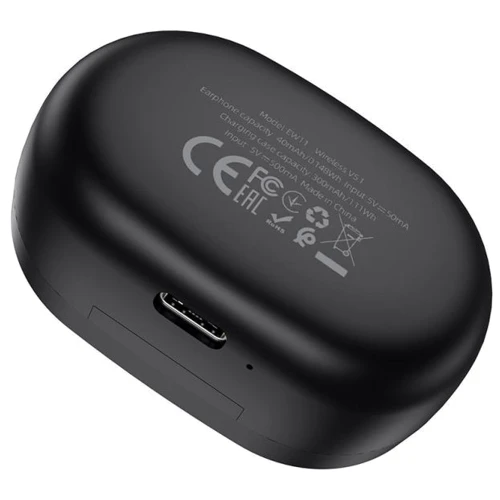 Наушники Hoco EW11 Black: Сопротивление наушников (Ом) 32
