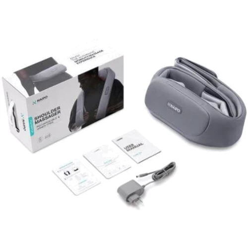 Массажер NAIPO oCuddle Plus Shiatsu Rechargeable для плеч и шеи с вибрацией и функцией массажа Шиатцу (oCuddle-P1): Тип Массажер для шеи