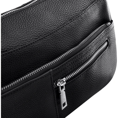 Женская сумка через плечо Vito Torelli черная (VT-6006-black): Фактура Матовая, Зернистая
