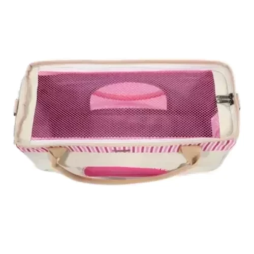 Сумка-переноска Do Do Pet Smile Pink S 44х19х27 см розовая (6931233200079) фото 3