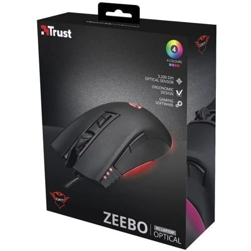 Мышь Trust GXT 121 Zeebo LED lighting (23091): Количество кнопок 7