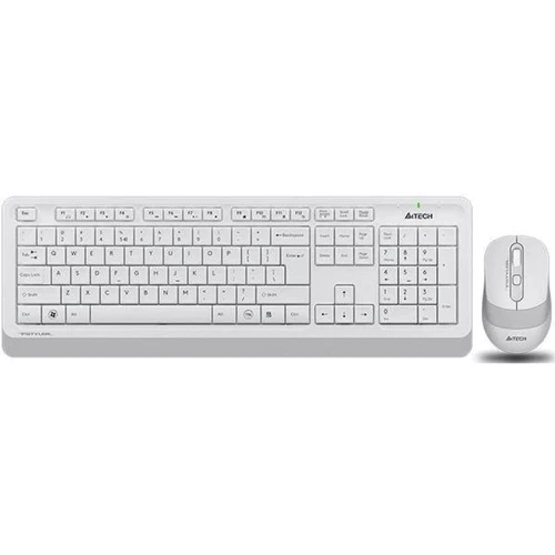 Комплект бездротовий A4Tech Fstyler FG1010 White/Grey