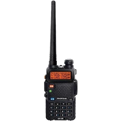 Рація Baofeng UV-5R Black + Гарнітура Baofeng з кнопкою РТТ