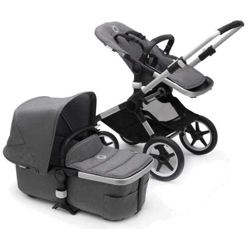 Универсальная коляска 2 в 1 Bugaboo Cameleon 3 Plus (Black / Grey Melange - Grey Melange)