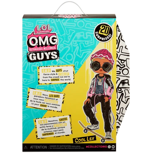 Игровой набор с куклой L.O.L. SURPRISE! серии O.M.G. Guys - Бойфренд (с аксессуарами) (576716): Возраст от 3 лет