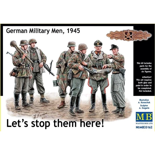 Набір фігурок Master Box Німецькі військові "Зупинимо їх тут!", 1945 (MB35162)