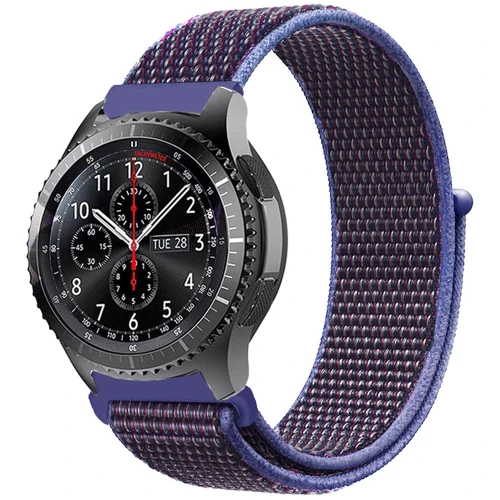 Ремешок BeCover Nylon Style Purple for Xiaomi Amazfit Bip / Bip Lite / Bip S Lite / GTR 42mm / GTS / TicWatch S2 / TicWatch E (705828)
