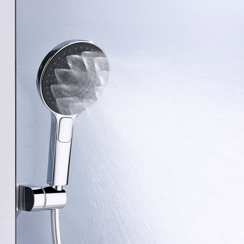 Душевая система Lefton Thermostatic Shower System with Rainfall Showerhead & Digital Temperature Display-RSS2301 Chrome: Диаметр ручной лейки, см 12.3