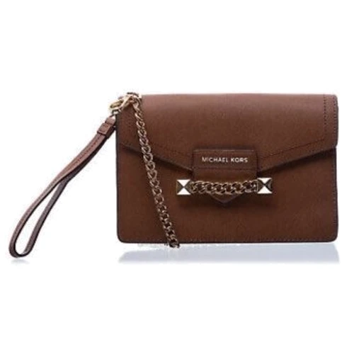 Женская сумка кросс боди Michael Kors коричневая (MK0445W): Пол Женский