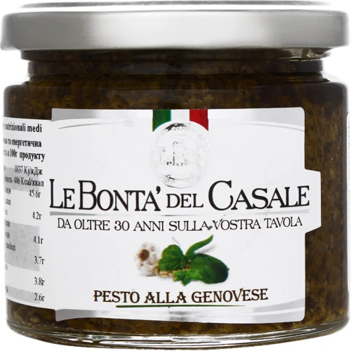 Соус Песто Le Bonta’ del Casale Pesto Alla Genovese 212 мл (8020454006245)