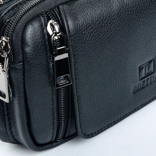 Мужская поясная сумка Bretton черная (32320 black): Пол Женский