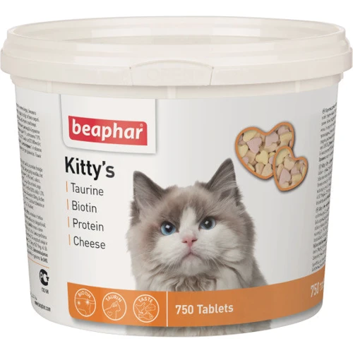 Витамины для котов Beaphar Kittys Mix 750 таблеток (12595)