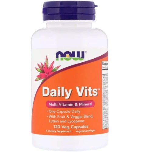 Now Foods Daily Vits, Multi Vitamin And Mineral, 120 Veg Capsules (NF3776)