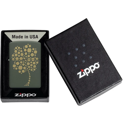 Зажигалка ZIPPO 221 2022PFF Four Leaf Clover Design (48501) фото 4