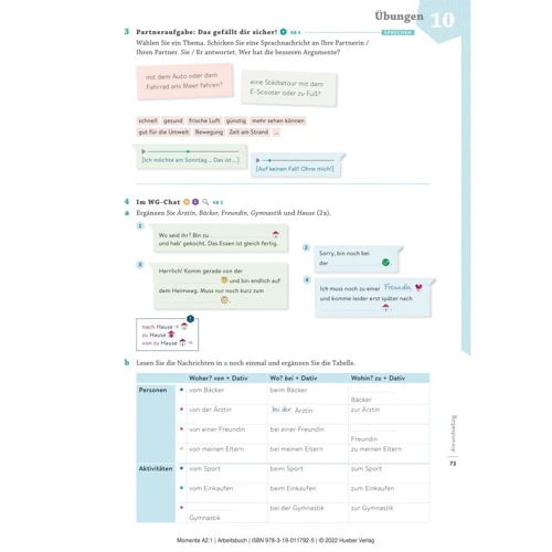 Momente A2.1: Arbeitsbuch plus interaktive Version: Виробник Hueber
