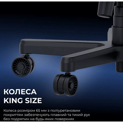 Кресло игровое Anda Seat Kaiser 3E Black PVC Size XL (AD23YC-XL-08-B-PV/C-B01)