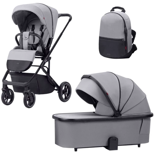 Коляска универсальная Carrello Alfa/W 2 в 1 Feather Grey (CRL-6507 Feather Grey)