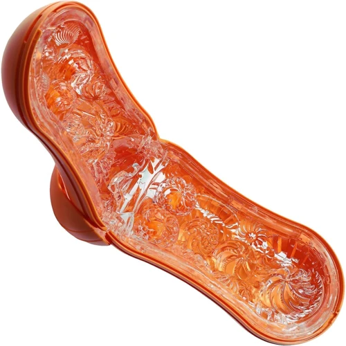 Мастурбатор Tenga Flip Orb Sunset Orange (с изменяемым сжатием, со стимулирующими шариками внутри)